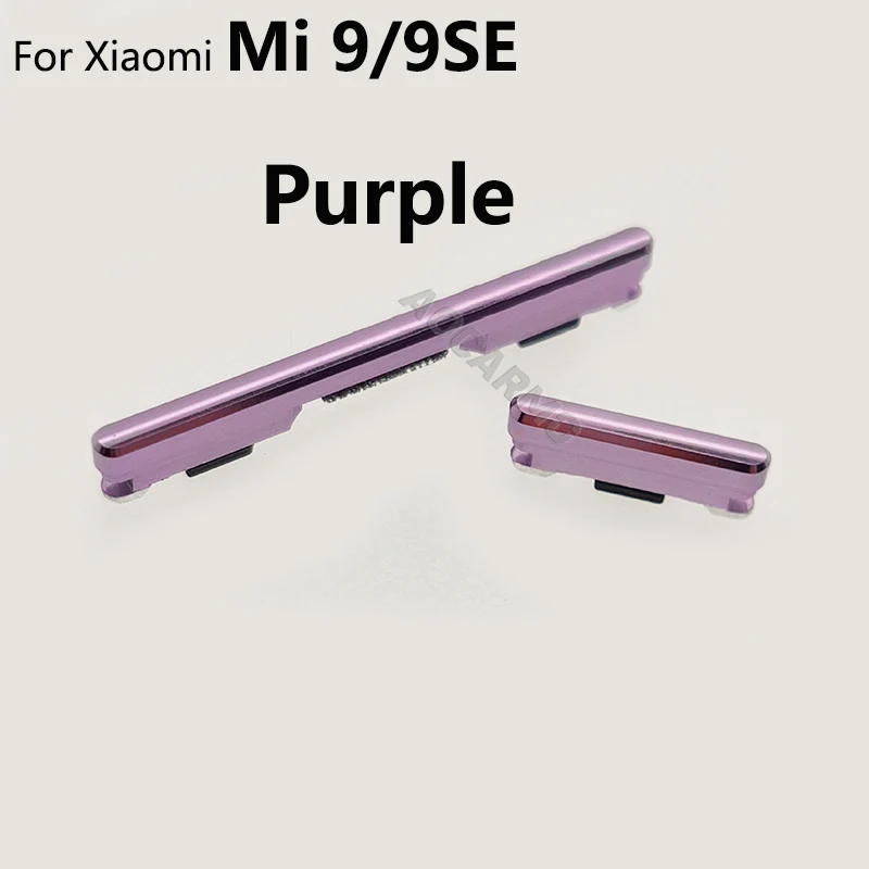 Phone Switch Key Power Volume Control Button For Xiaomi 8 / 9 / 9se Mi8 Mi9 Mi9 SE Power On/Off Volume Up Down Switch Side Buttons Key Replacement Part