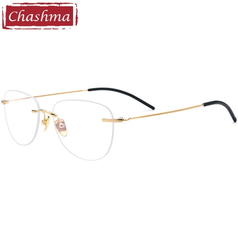 

Men Rimless Titanium Ultra Light Weight Myopia Glasses Frame Optical Eye Glasses For Women