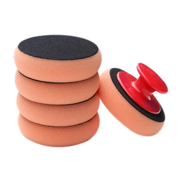 

Portable Car Wax Applicator Pad Microfiber Sponge Grip Handle 6Pcs/Set Car Wax Wash Polish Pad Sponge Cleaning Foam Kit hot