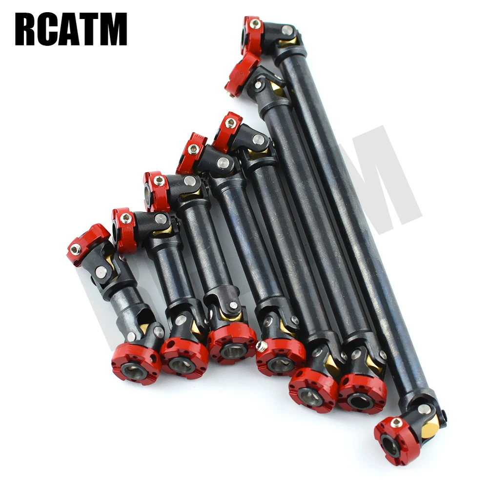 

RC Model Metal Flange Head Transmission Shaft CVD For 1/14 Tamiya RC Truck ACTROS MAN Hino Scania 1/10 TRX4 D90 SCX10