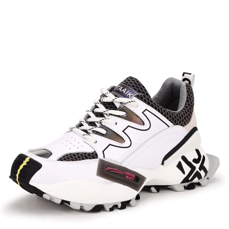 Leather Motion Women's Shoes Spring Summer New Fashion Breathable Comfortable Soft Mesh Student Casual Shoes