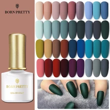 BORN PRETTY mate capa superior Color uñas Gel polaco Soak Off Gel Led UV barniz arte de esmalte de uñas permanente