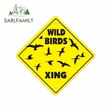 *#Best Price EARLFAMILY 13cm x 13cm for Wild Birds Crossing Zone Car Stickers Vinyl JDM Waterproof RV VAN Fine Decal 3D Accessories Graphics *#Best Price EARLFAMILY 13cm x 13cm for Wild Birds Crossing Zone Car Stickers Vinyl JDM Waterproof RV VAN Fine Decal 3D Accessories Graphics