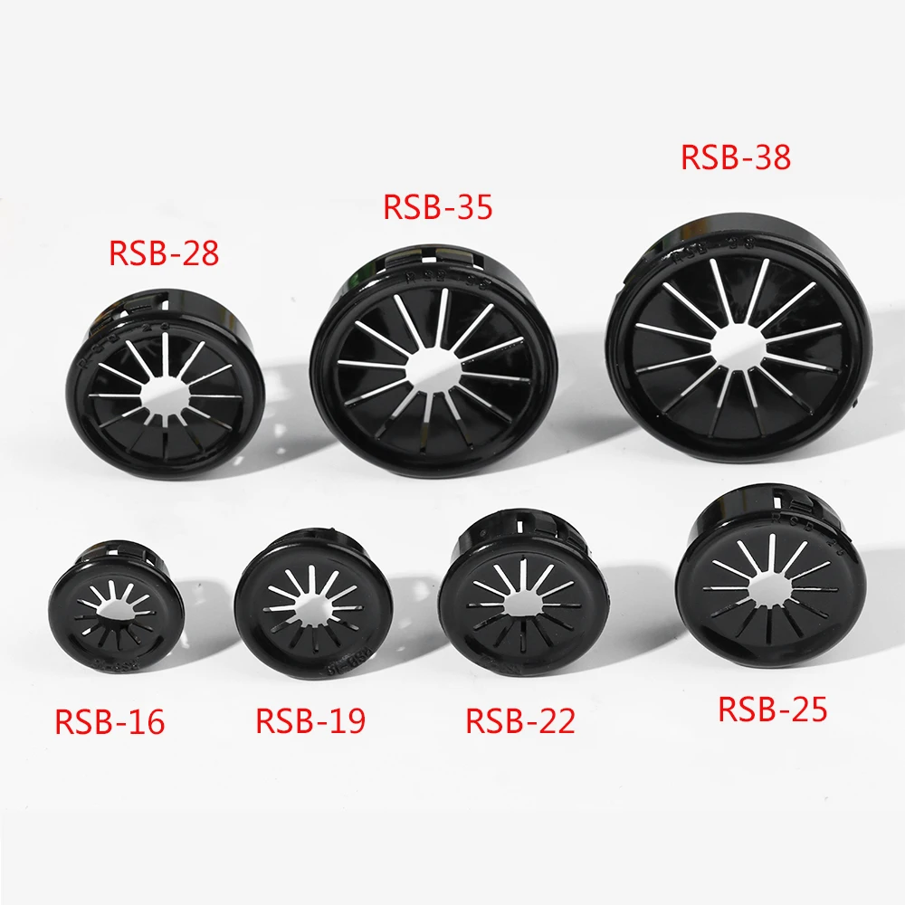 10pcs Plastic Cable Hole Cover PC Computer Desk Round Storage Wire Organizer Port seal rings Furniture Accessories cable hole cover