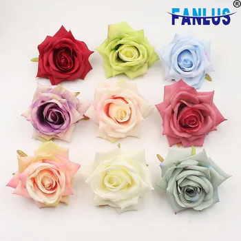 

10pcs/Set 10cm Silk Rose Artificial Flowers Bouquet Wedding Party Background Decorations Fake Flower Birthday Baby Shower Girl