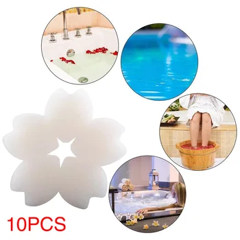 

10pcs/set For Cleaning Oil Absorbing Sponge Spa Swimming Pool Home Floating Multifunction Practical Hot Tub Scum Cleaner