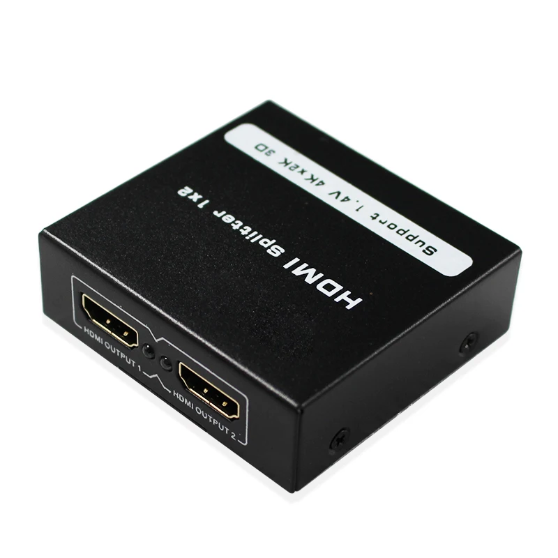 Full HD HDMI сплиттер 1 в 2 из ретранслятор усилитель 3D 1080P 4K коробка переключателя 1X2