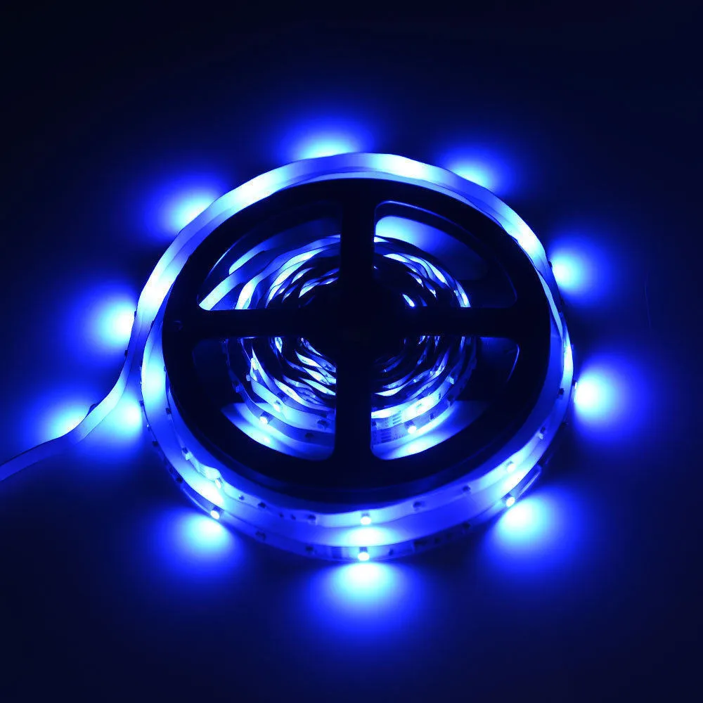 Светодиодная лента 5 м RGB 3528 300 LED SMD гибкая настольная подсветка световая лампа + 44
