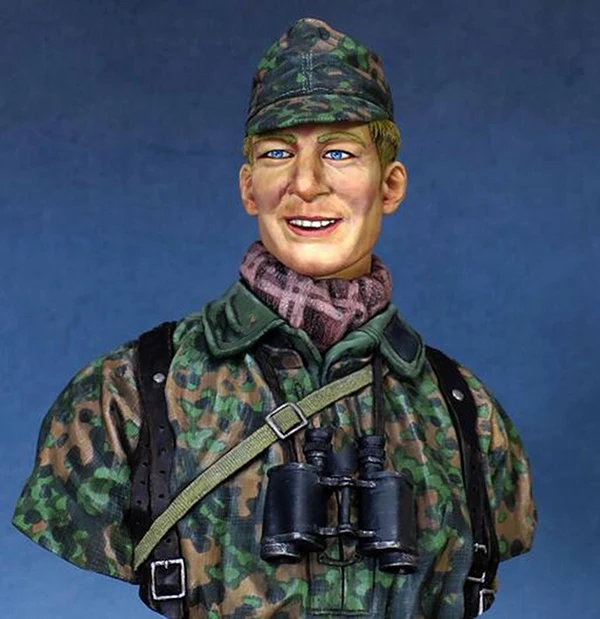 1/10 бюст полимерный строительный комплект Panzer Soldier