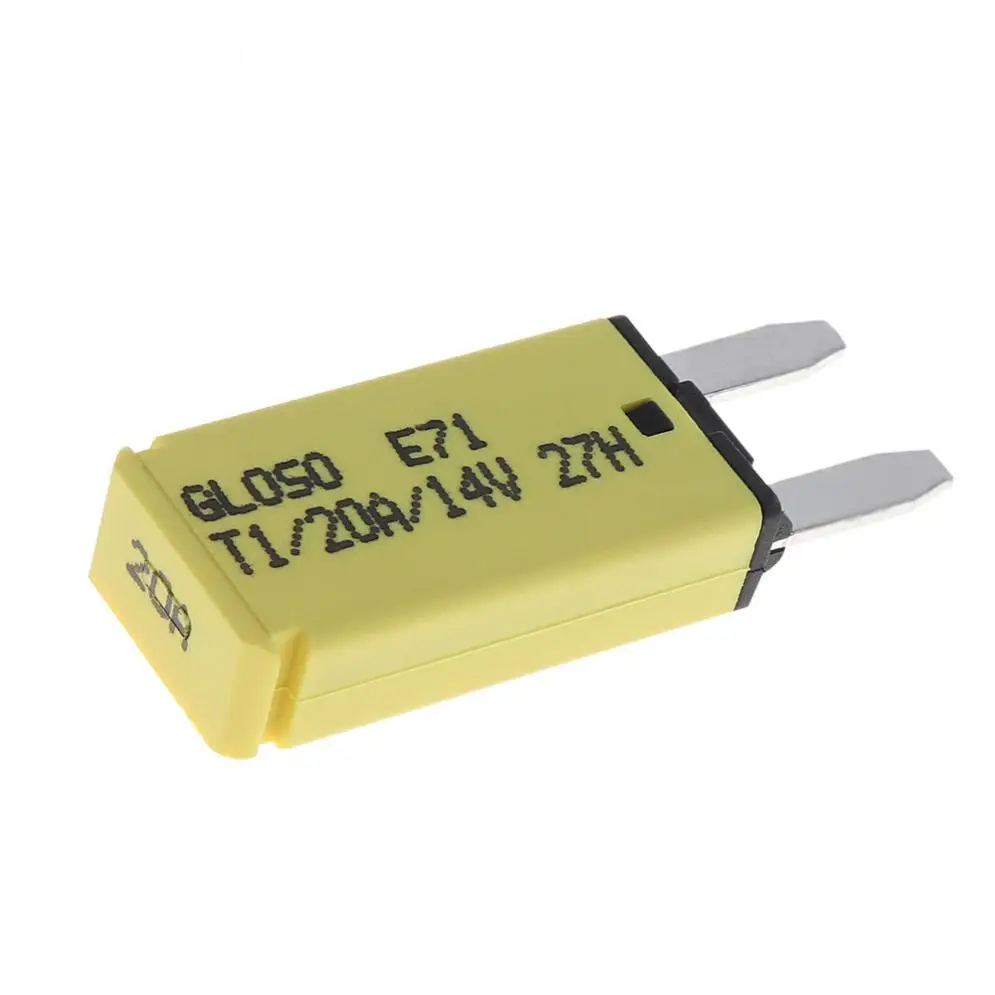 

20A 14V Mini Car Protector Automatic Reset Breaker Tutamen Safety Lever Fuse support Quick Plug for Cars New