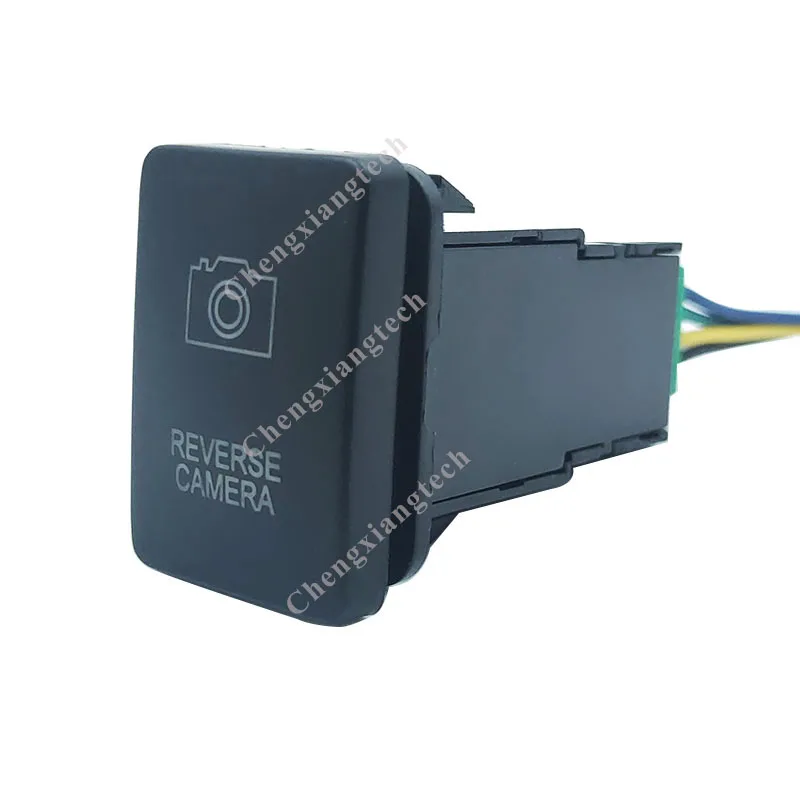 Сделай сам 12V 3Amp синий светодиодный камера заднего вида Кнопка Переключатель