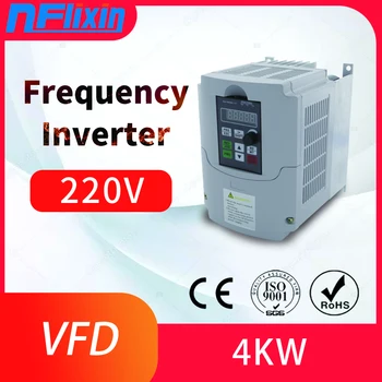 

220v 4.0kw VFD Variable Frequency Drive VFD /Inverter 1HP or 3HP Input 3HP Output frequency inverter