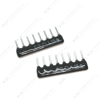 

10PCS DIP exclusion Network Resistor array 8pin 100R 220R 330R 470R 1K 4.7K 10K 22K 47K ohm