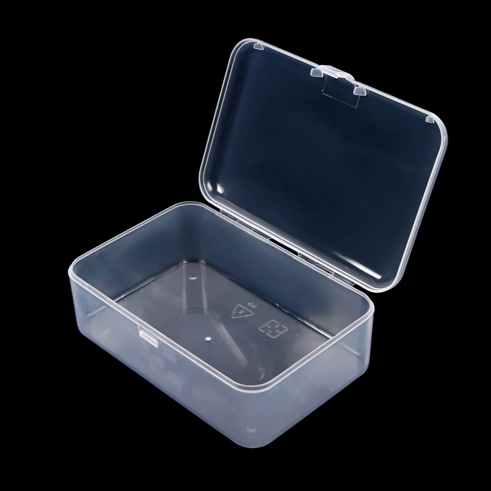 Top Selling Transparent Plastic Storage Box Clear Square Multipurpose Display Case Plastic Jewelry Storage Boxes Multiple Sizes