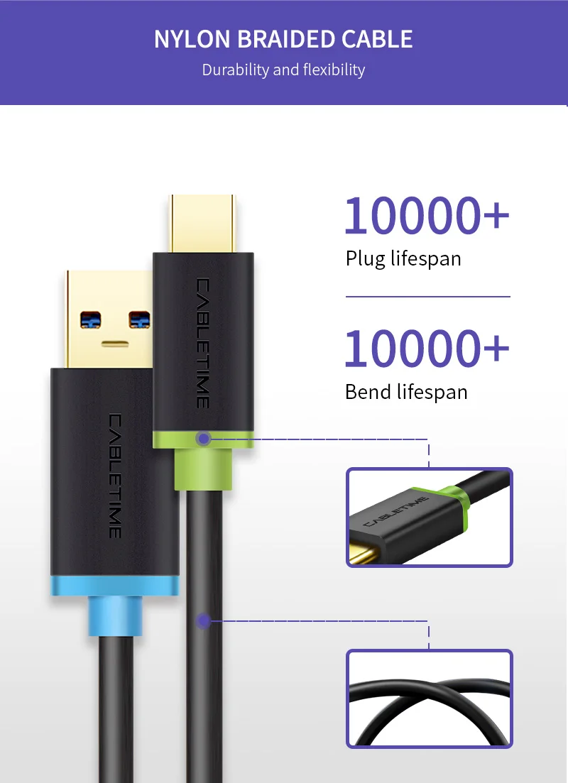 Кабель Tipo C USB 3,0 для xiaom USB C Tipo C 3A кабель для телефона USB C007