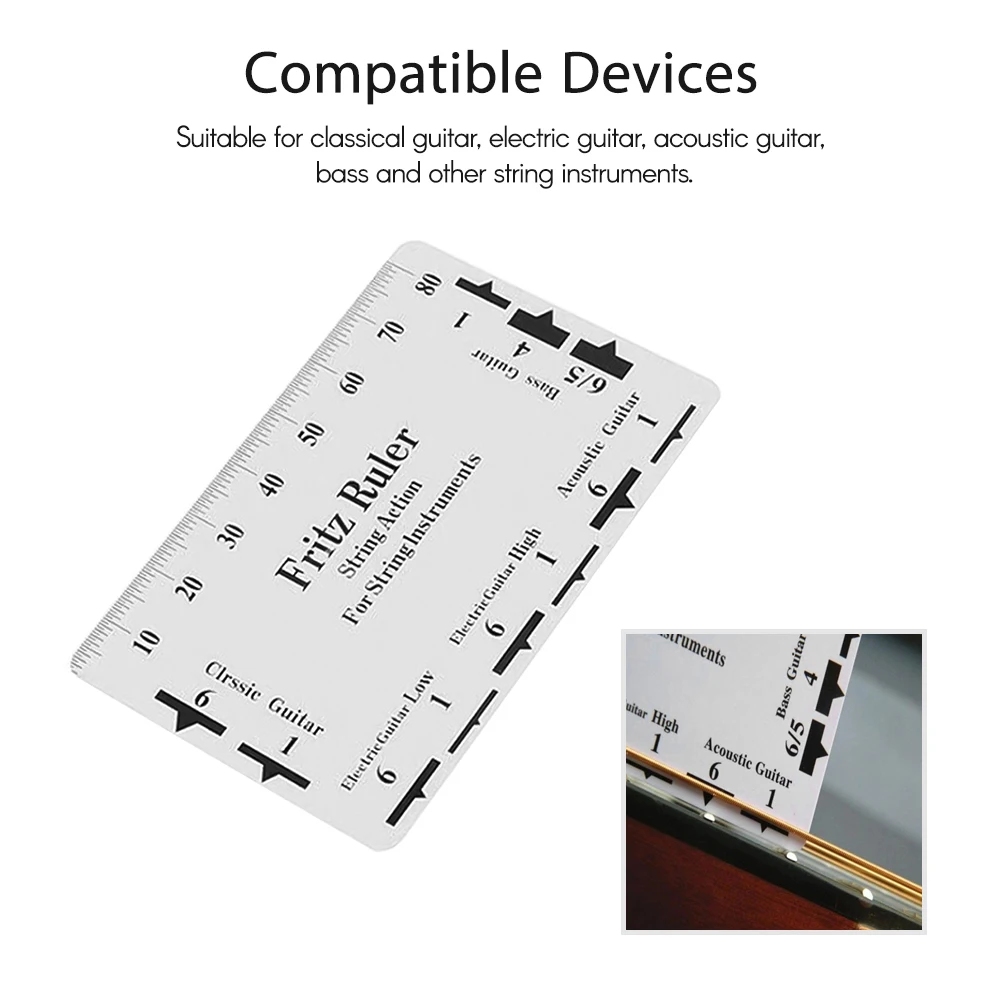 Новинка 2019 гитара бас струна тон линейка измеритель натяжения струн