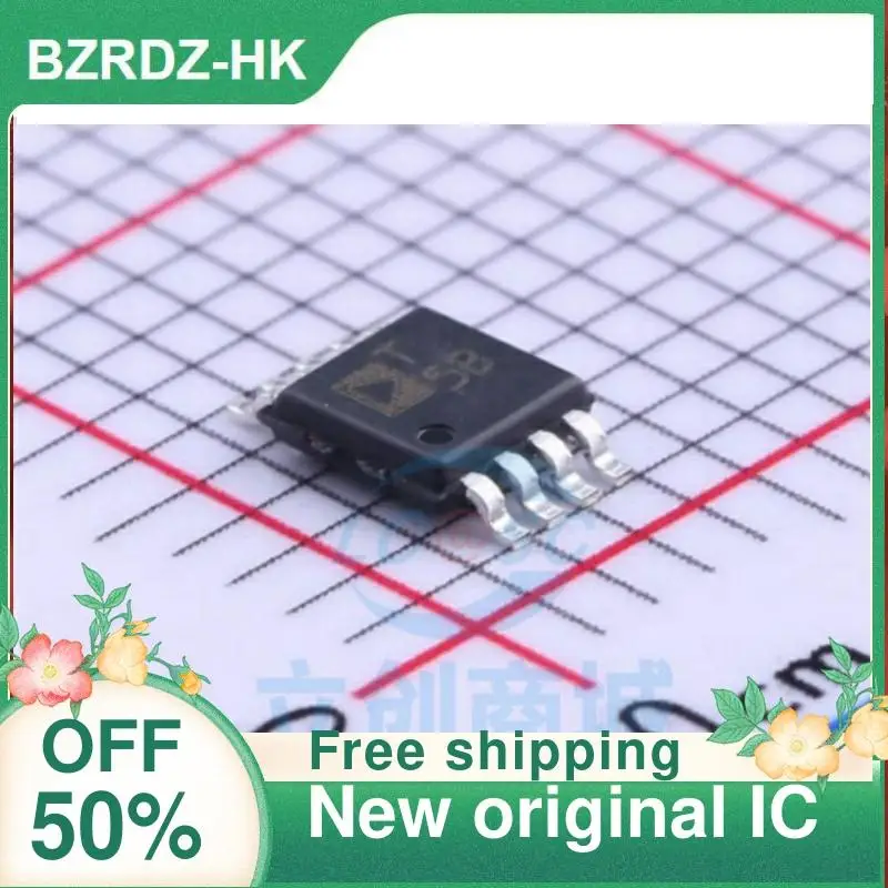 ADT75ARMZ-REEL7 T5B MSOP-8 정품 IC, 10PCs, 신제품 