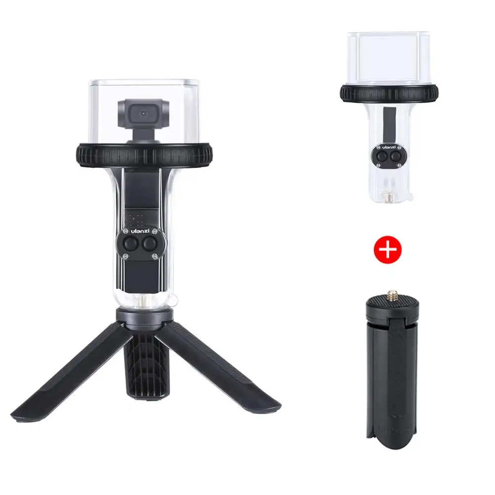 Ulanzi OA-10 60 м глубина Дайвинг Корпус чехол для Dji Osmo Карманный водонепроницаемый корпус пластиковый корпус установить - Цвет: Белый