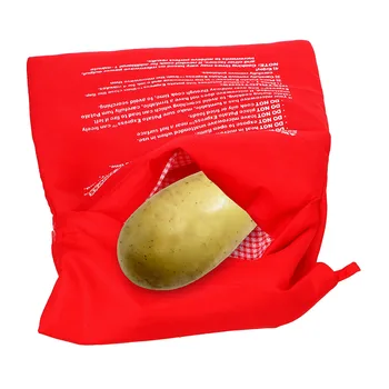 

Washable Cooker Bag Microwave Baking Potatoes Bag Quick Fast Baked Potatoes Rice Pocket Easy To Cook Steam Pocket