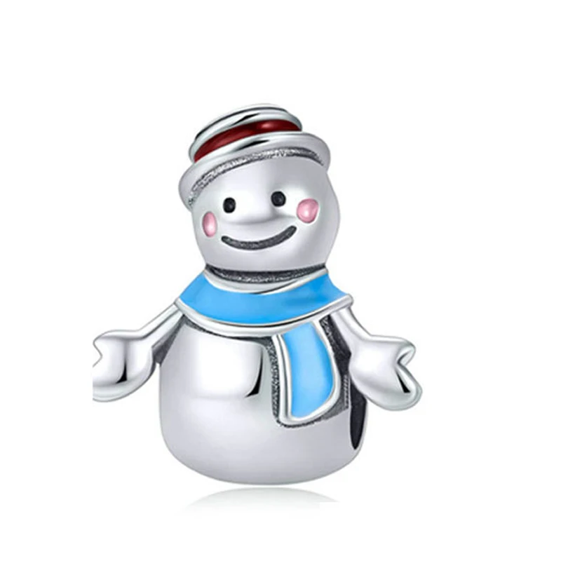 Charms 21 2 шт./лот Новинка Русалка амулет в виде единорога бусины подходят Pandora Браслеты ожерелья для женщин DIY рождественские ювелирные аксессуары специальное предложение - Цвет: Charms 21