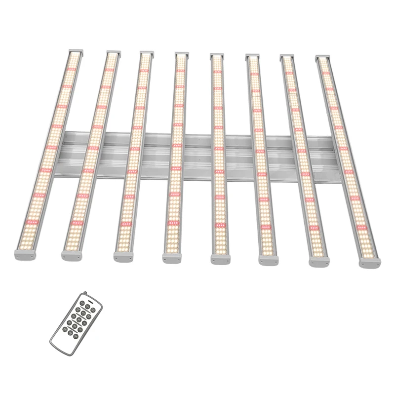 

Samsung LM301B 660nm UV IR 8Bars 640w dimmable full spectrum quantum board led grow light bar for indoor plant