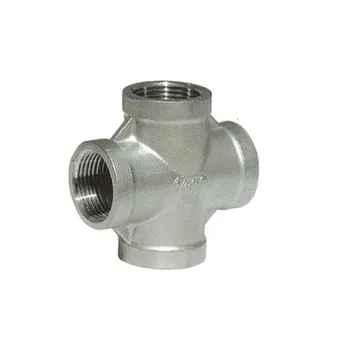 

Stainless Steel 304 1/4" 3/8" 1/2" 3/4" 1" 1-1/4" 1-1/2" Female BSP Thread Pipe Fitting 4 way Equal Cross Connector SS304