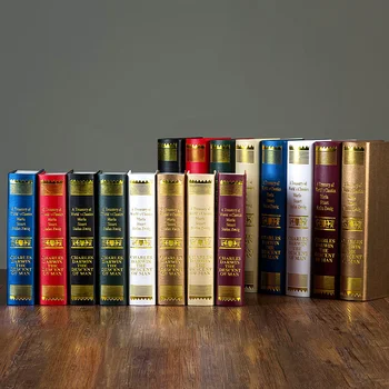 

Retro European Style Fake Book Storage Decoration Living Room Library Decoration Book Coffee Shop Cafe Photography Books Mode