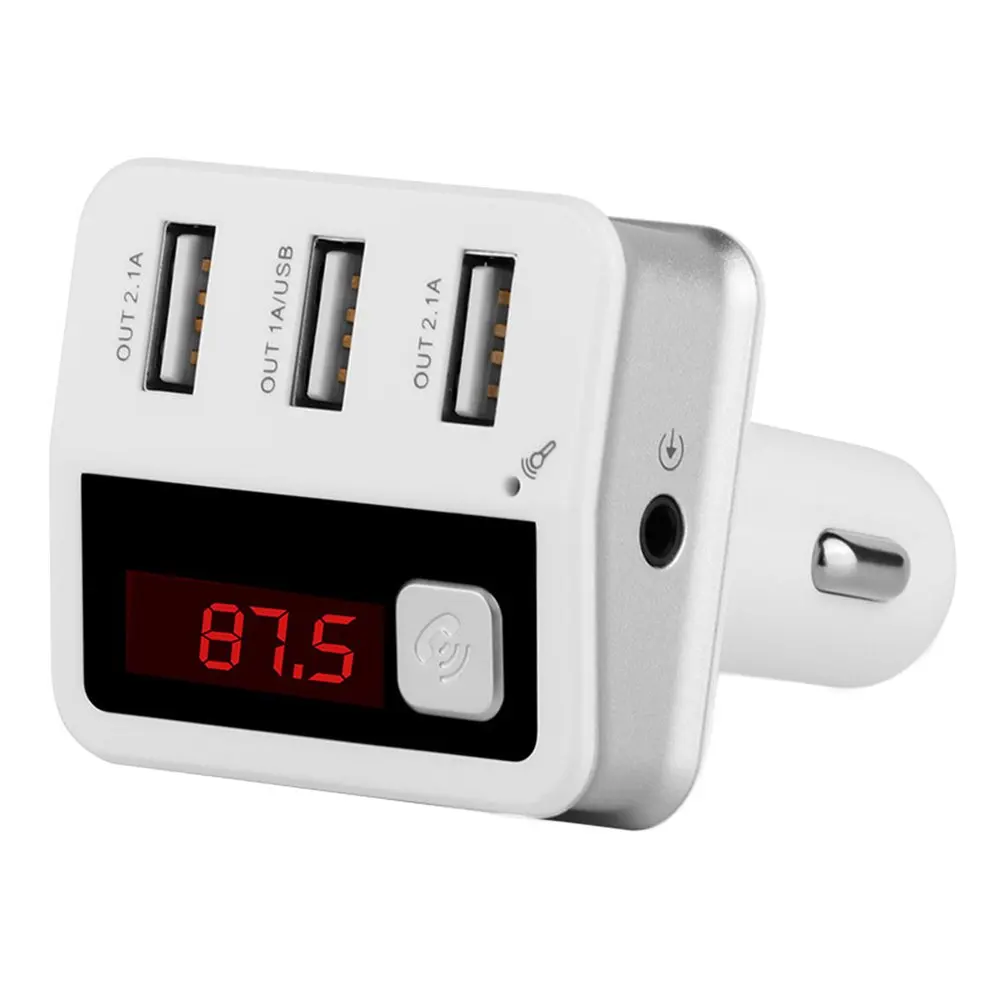 New3 Порты и разъёмы USB Зарядное устройство Беспроводной передачи Bluetooth V3.0 Hands-Free MP3 плеер FM передатчик Bluetooth автомобильный набор, свободные руки, для мобильного телефона