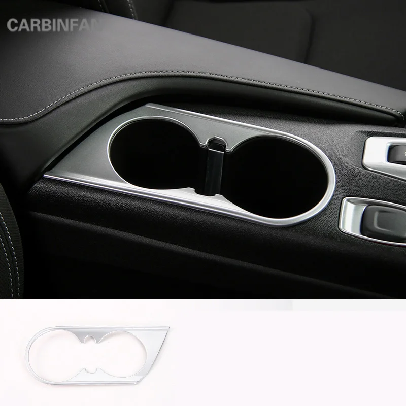 

Front water Cup Holder Decoration Cover Trim ABS Car Styling Frame Sticker For Chevrolet Camaro 6th 2017 C1341