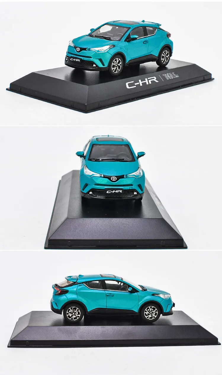 Высококачественная оригинальная модель из сплава 1:43 Toyota C-HR, имитация коллекции подарков, литая металлическая модель автомобиля