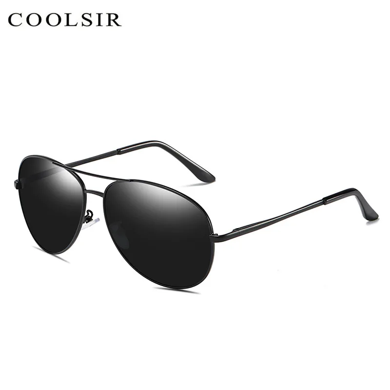 Coolsir Мужские Винтажные антибликовые поляризованные солнцезащитные очки, классические брендовые солнцезащитные очки, очки для вождения, мужские/женские линзы с покрытием 103 - Цвет линз: gray
