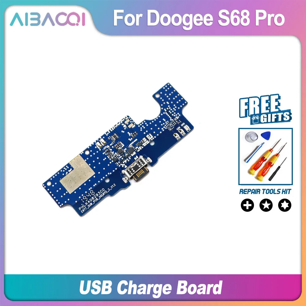 AiBaoQi совершенно новый USB разъем зарядная плата для телефона Doogee S68 Pro | Мобильные