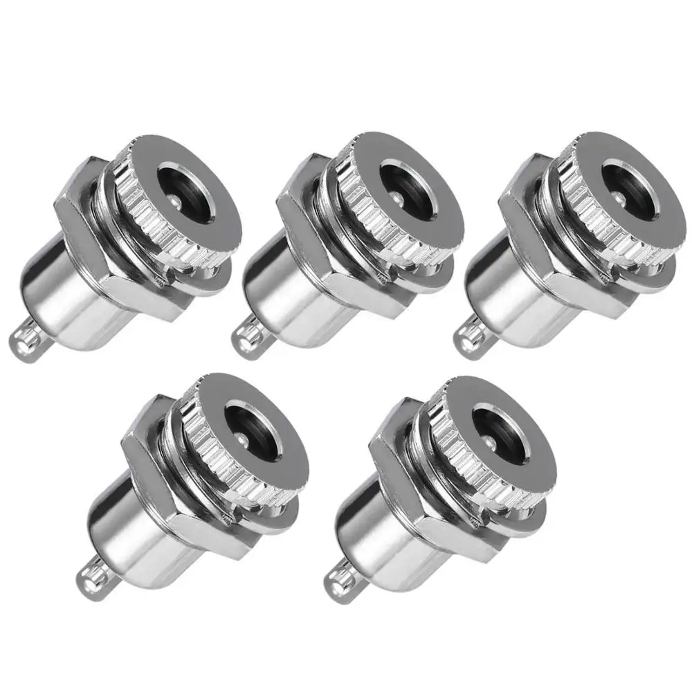 Nuevo 5-Pack DC-099 5,5mm x 2,1mm 30V 10A DC Power Jack hembra roscada hembra conector de montura de Panel adaptador