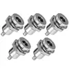 New 5-Pack DC-099 5.5 mm x 2.1mm 30V 10A DC Power Jack Socket,Threaded Female Panel Mount Connector Adapter ► Photo 1/6