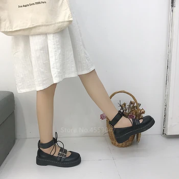 Lolita Leather Waterproof Shoes  3