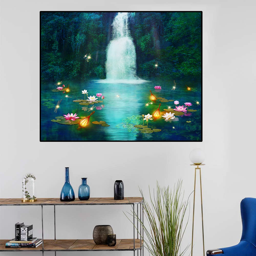 

Nordic Romantic Beautiful World Canvas Painting Anime Posters Wall Art Prints Wall Pictures for Living Room Home Decoration