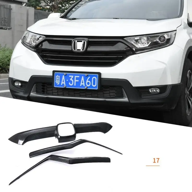Number 2 Протектор модернизированные Автоаксессуары модифицированные Автоаксессуары декоративные автомобильные аксессуары гоночные грили 17 18 для Honda CRV - Цвет: Number 2