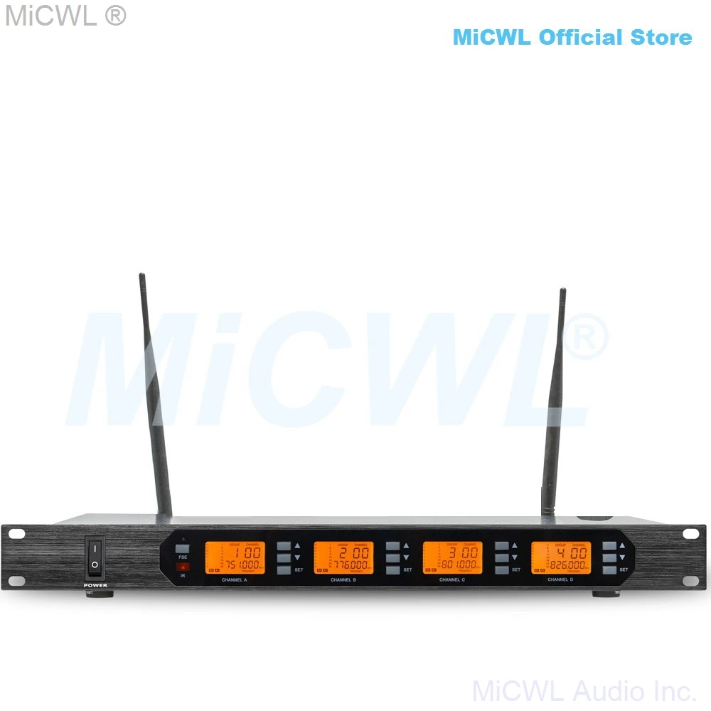 Оригинальная ручная 2 гарнитура MiCWL петличная 400 каналов UHF высокое качество FexEx