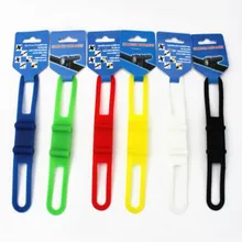 Силиконовый ремешок велосипедный кабель Галстуки аксессуары для горных велосипедов оборудование для велоспорта Универсальное крепление для вспышки ткань