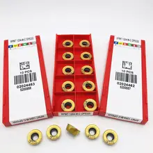 Inserts de tournage en carbure RPMT1204 MC DP5320, pièces de tour CNC, outils RPMT 1204, accessoires de machine-outil, inserts de fraisage RPMT