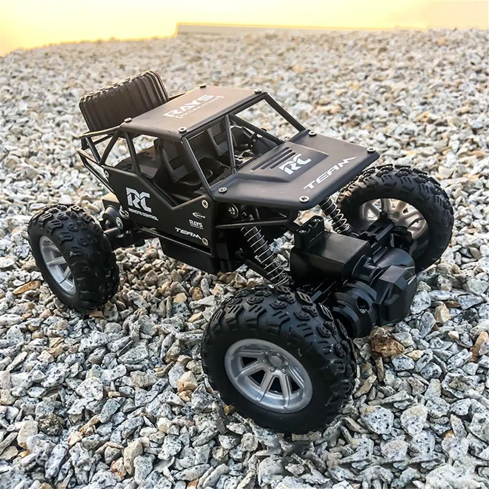 1:18 сплав корпус Rock Crawler 4WD двойные двигатели внедорожный пульт дистанционного управления RC багги Bigfoot скалолазание автомобиль игрушки