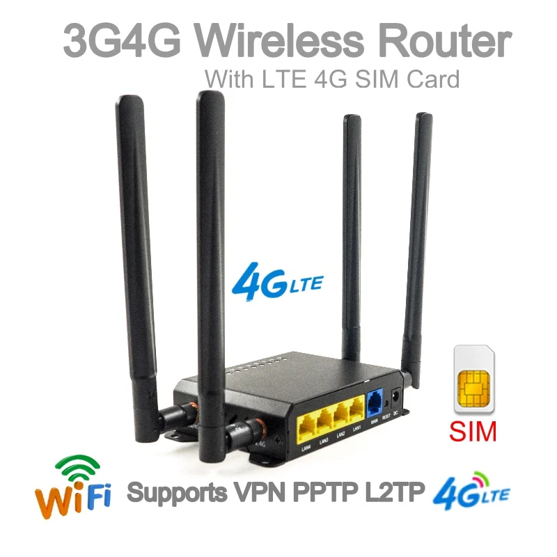 

300mbps 3G4G Wireless Router Mobile Wifi Hotspot With LTE 4G SIM Card Supports VPN PPTP L2TP Openwrt Golden Orb WiFi Firmware