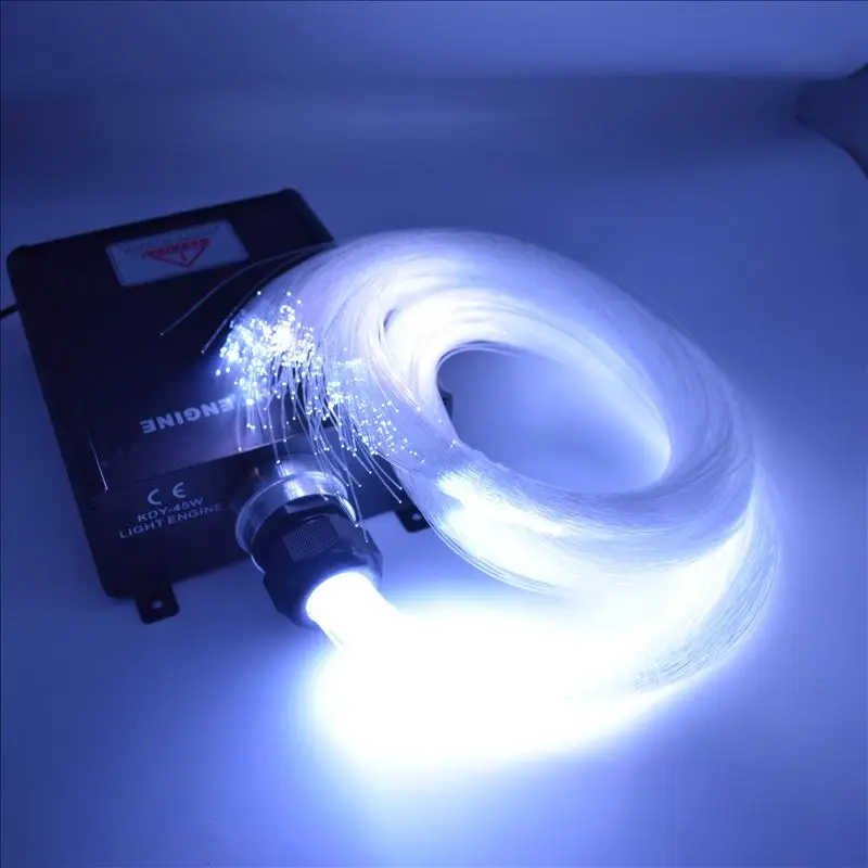 RGB LED 45 Вт волоконно оптический свет двигателя + 24key ИК пульт дистанционного