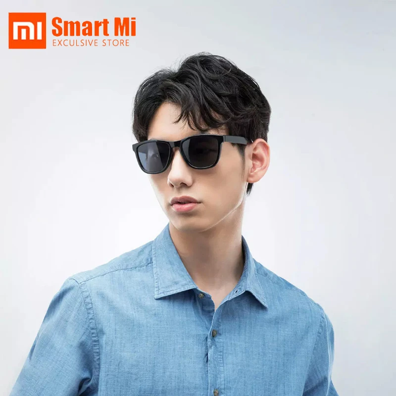 Новинка классические квадратные солнцезащитные очки Xiaomi Mijia TAC поляризованные
