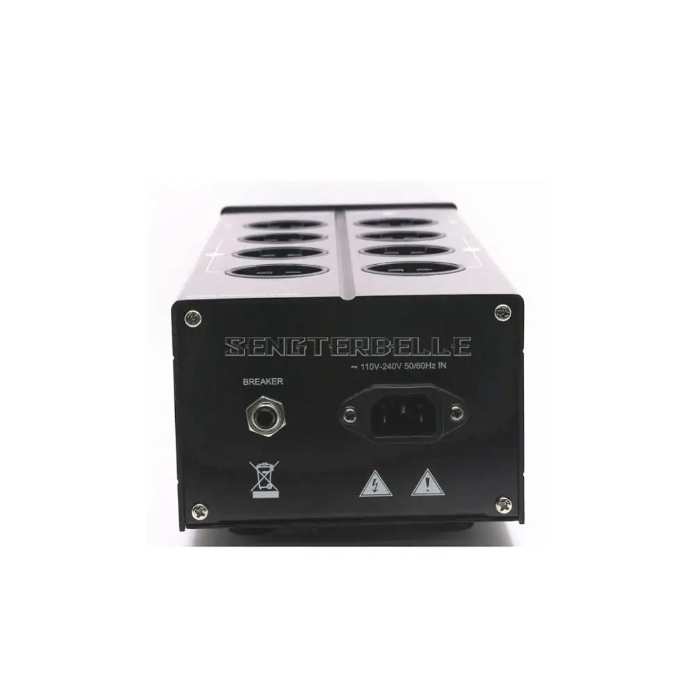 LB-5610 двухканальный высококачественный фильтр питания ЕС Hi-Fi AV электростанция с USB 5 в Европейский стандарт розетка питания