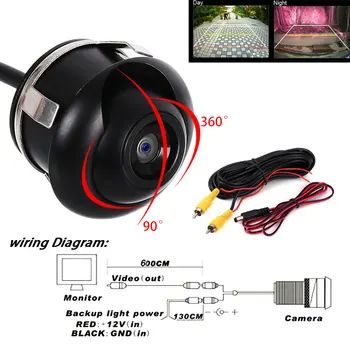 

Car Accessories Wide Angle Night Vision Car Rearview Rear View Camera Back Camera Viewside Camera Reverse Backup Color Camera