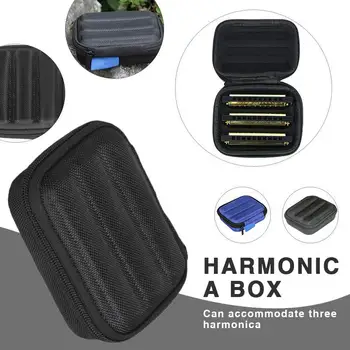 

Harmonica Bag Harmonica Receipt Musical Instruments Mouth Organ Orchestral Music Accommodate 3 IRIN10 Harmonica Storage Bag