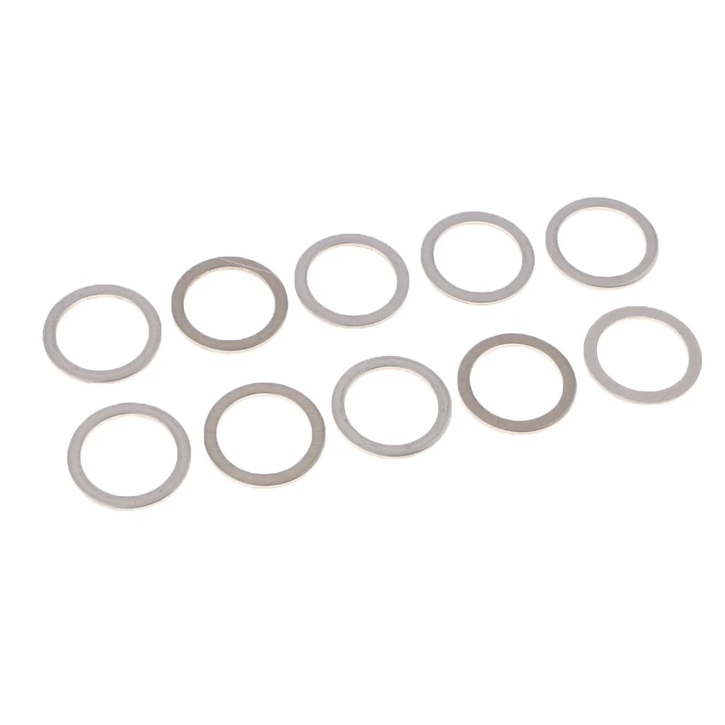 10 шт. алюминиевые прокладки уплотнительные кольца сливная пробка раздавить шайбы прокладки для Toyota Lexus
