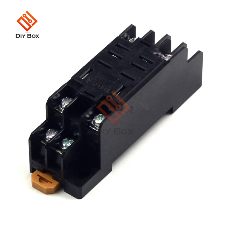 LY2NJ Base 1 шт. LY2NJ реле электронный модуль 8 Pin реле задержки прозрачный корпус реле AC 220 В DC 12V10 A Мини Электромагнитная мощность катушки - Габаритные размеры: LY2NJ Base