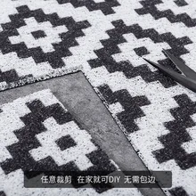 MTL современный геометрический задний самодельный ковер Противоскользящий коврик для ванной комнаты домашний вход прихожая дверь коврик шкаф балкон ковер